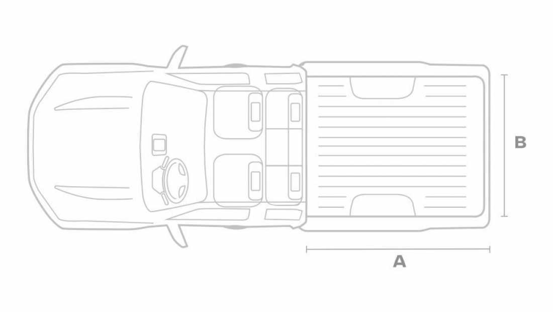 ABD Nissan - Navara - afmetingen - bagageruimte - king cab